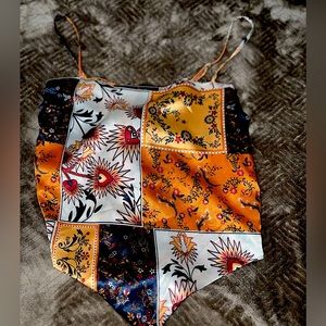 Bandana style crop top.